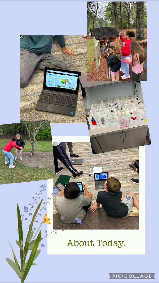 RedavidDeb's tweet image. 5th grade 🎯 students having fun working on their Service Learning Projects! Using graphic design to enhance the garden, measuring for beautifying walker area, using adobe to create brochures for our new families. @VaughanRockets @CobbAlp #SOARon #lovetothinkhere