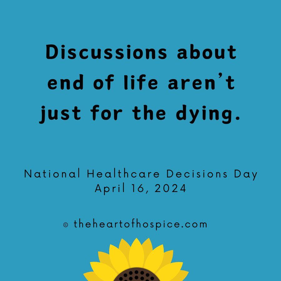 #NASW is a supporter of National Healthcare Decisions Day (#NHDD) on April 16th which reminds us about the importance of advance care planning (ACP). In many health care settings, #socialworkers lead conversations w/individuals & families. @TheHeartHospice buff.ly/4aQhI0E