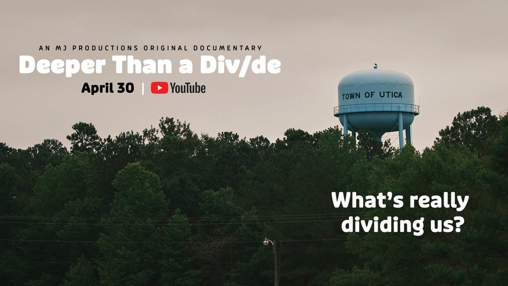 MJs first documentary short film, Deeper Than A Divide, is available on Youtube April 30th! Exploring the Digital Divide in the Black Rural South, MJ learns through the eyes & voices of Utica, MS as they navigate a post-pandemic, online world with no accessible internet.
