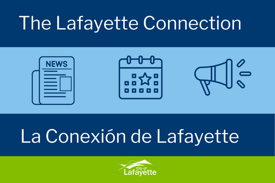 The April issue of the Connection newsletter is available online. 
Read about:
-Earth Day activities throughout the month of April
- Climate Action Plan community input request
-Regional minimum wage exploration

lafayetteco.gov/Connection
lafayetteco.gov/Conexion