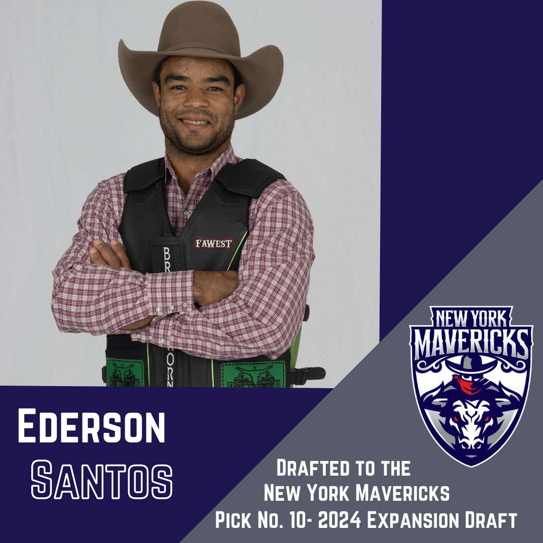 With the No. 10 pick in the 2024 Expansion Draft, the New York Mavericks have selected Ederson Santos!