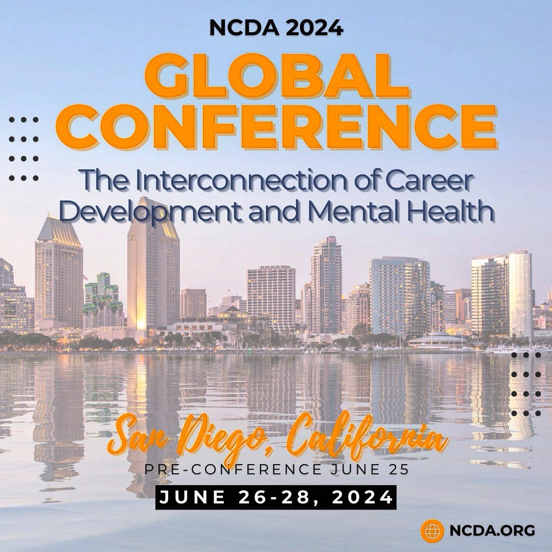 Join over 1,000 career development practitioners, facilitators, counselor educators, counselors, specialists, and more in San Diego, California, June 26-28. This is going to be our largest Global Career Development Conference yet! 
ncda.org/aws/NCDA/pt/sp…