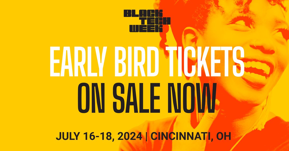 ⚡️@BlackTechWeek is returning to Cincinnati this year! Don't miss three days of curated content, meaningful connections, and immaculate vibes with other investors, entrepreneurs, tech pros, and creatives. 🎟️ teamoh.io/3xpuy7G #BlackTechWeek #BTW24 @lightshipfound