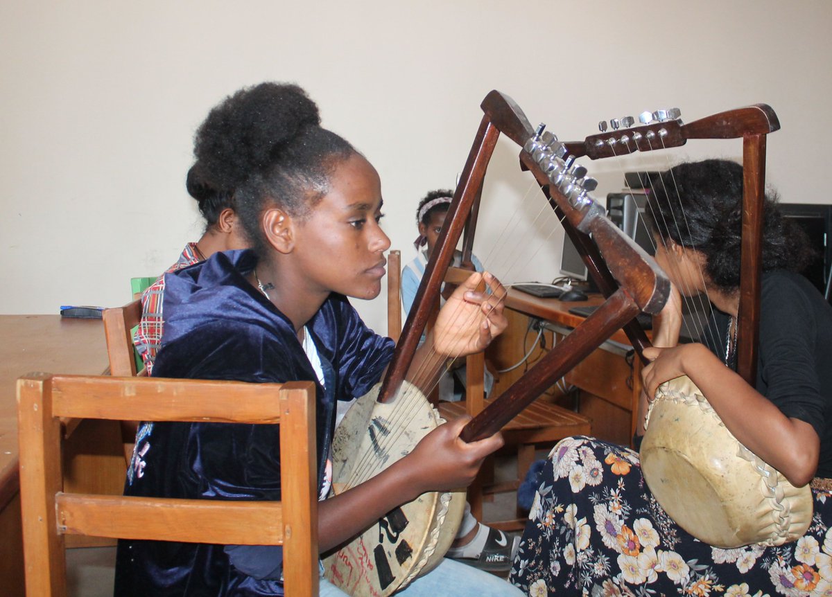 Meet Meron, a talented musician who is dedicated to learning the krar, Ethiopia's traditional guitar. Her ancestors were renowned musicians and she is determined to keep their legacy alive 🎶🇪🇹   #Culture #Music #Heritage #Ethiopia