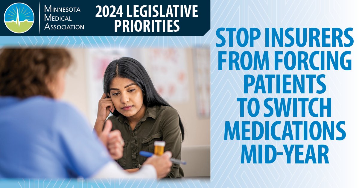 Stop insurers from forcing patients to switch medications mid-year!

Let’s protect patients by limiting insurers from practicing nonmedical switching for patients on a medication that works for them. 

#NoMidYearSwitching #RaiseYourVoice #PutPatientsFirst