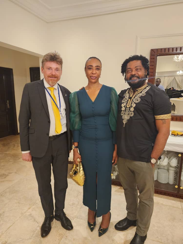 PEACE matters... The heart of the matter. The convener/host was the Ambassador of the Federal Republic of Germany, Mr. Jens Kraus-Massé. A great evening.