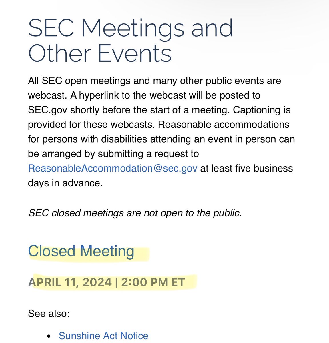 🚨BREAKING: The SEC 'closed meeting' is coming closer. 🚨RUMORS: SETTLEMENT! #XRP
