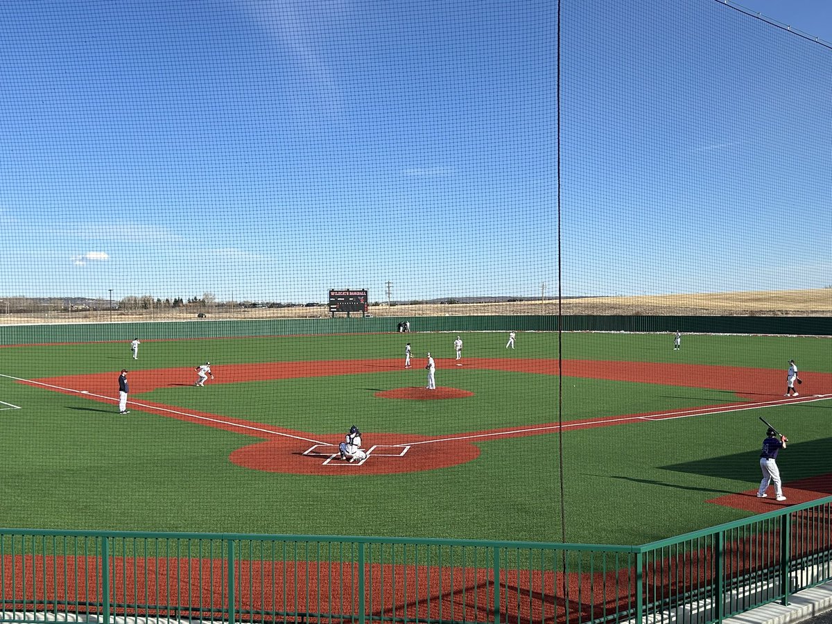 It’s opening day at Webber Academy Athletic Park as our 18U groups host @DinosBaseball JV and @CgyRockies while 15U practices on the brand new Field #3!