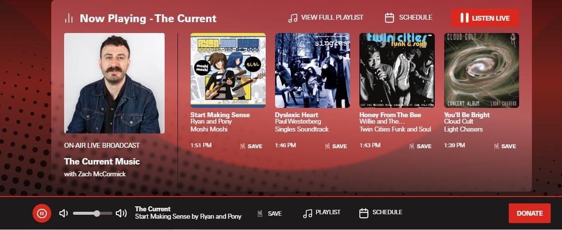 Thank you <a href="/TheCurrent/">The Current</a>!