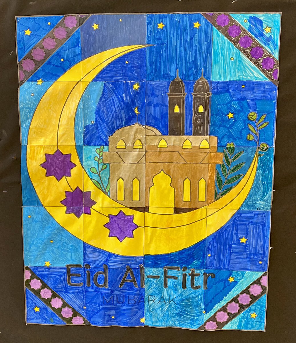 Eid Mubarak! 🌙☪️🕌🎉 #Eid2024 #Eid_Mubarak #collaborativeposter @MDEschool @NLSchoolsCA @MCEd_NLschools