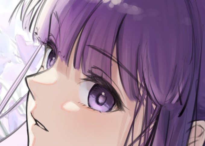 「特写 紫髪」のTwitter画像/イラスト(新着)