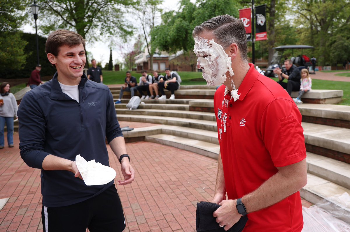 What’s more #AllinForDavidson than a good ole pie to the face? There’s still time to support the Wildcats in this year’s annual day of giving: give.davidson.edu/athletics-allin