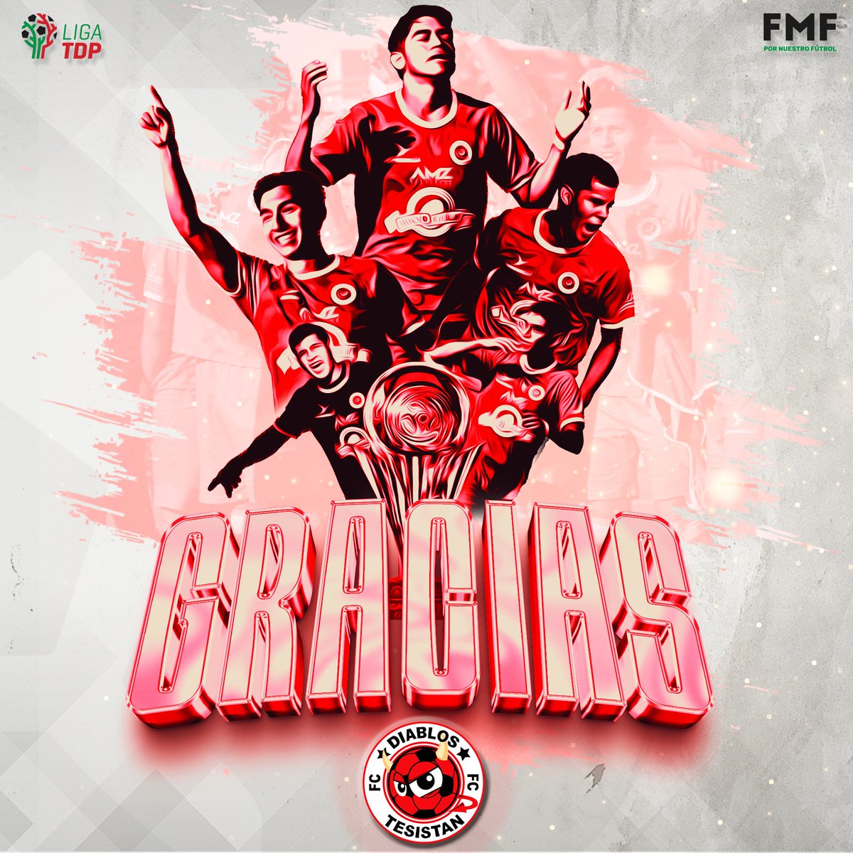 ¡GRACIAS <a href="/DiablosTesistan/">Diablos Tesistan</a> ! 👹

Por tu participación en Copa Conecta…. ¡Te vemos en Liguilla! 🔥🏆

#LigaTDP #CrecemosJuntos