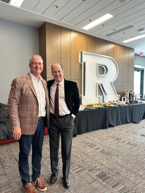 Honored today to deliver my #GenZ keynote speech to the @RutgersU Board of Trustees and share the presentation “court” with @RutgersMBB Head Coach @CoachPikiell. Go #Rutgers!