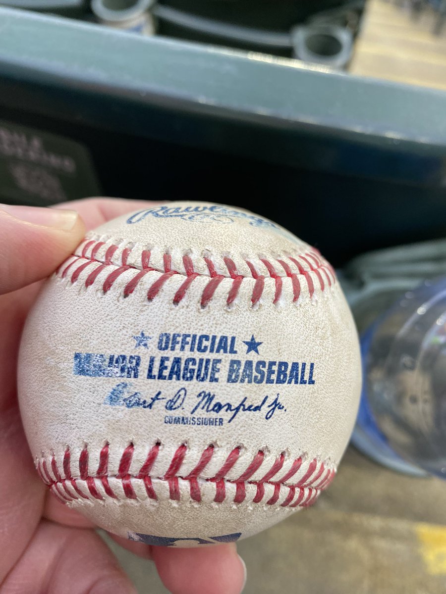 First MLB ball in awhile.