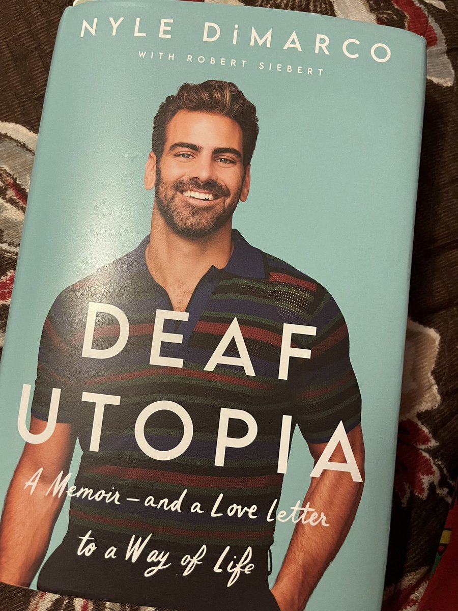 Current read: 

Deaf Utopia by Nyle DiMarco for Deaf History Month

#DeafHistoryMonth #NyleDiMarco #DeafUtopia  #amreading