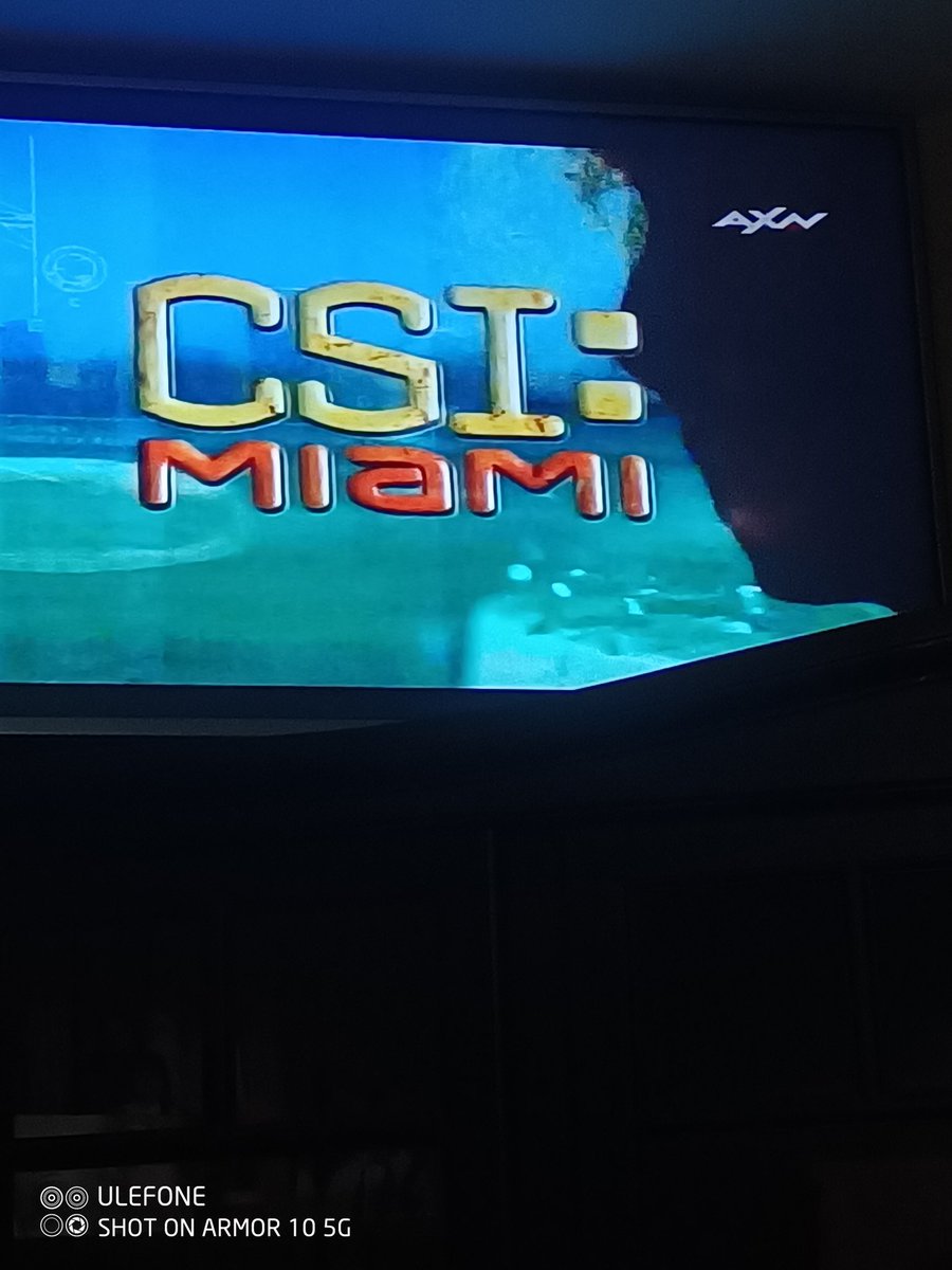 Alguien más mira CSI MIAMI todo el tiempo o AXN?o soy el único?