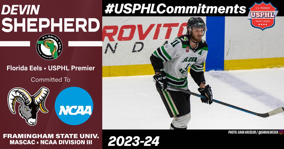 #USPHLCommitments: Congratulations to three-year @FloridaEels forward and Alternate Captain Devin Shepherd as he has made his @NCAAIceHockey commitment to @Fsu_hockey for 2024-25! Best of luck, Devin. Full Story: usphlpremier.com/usphlcommitmen…