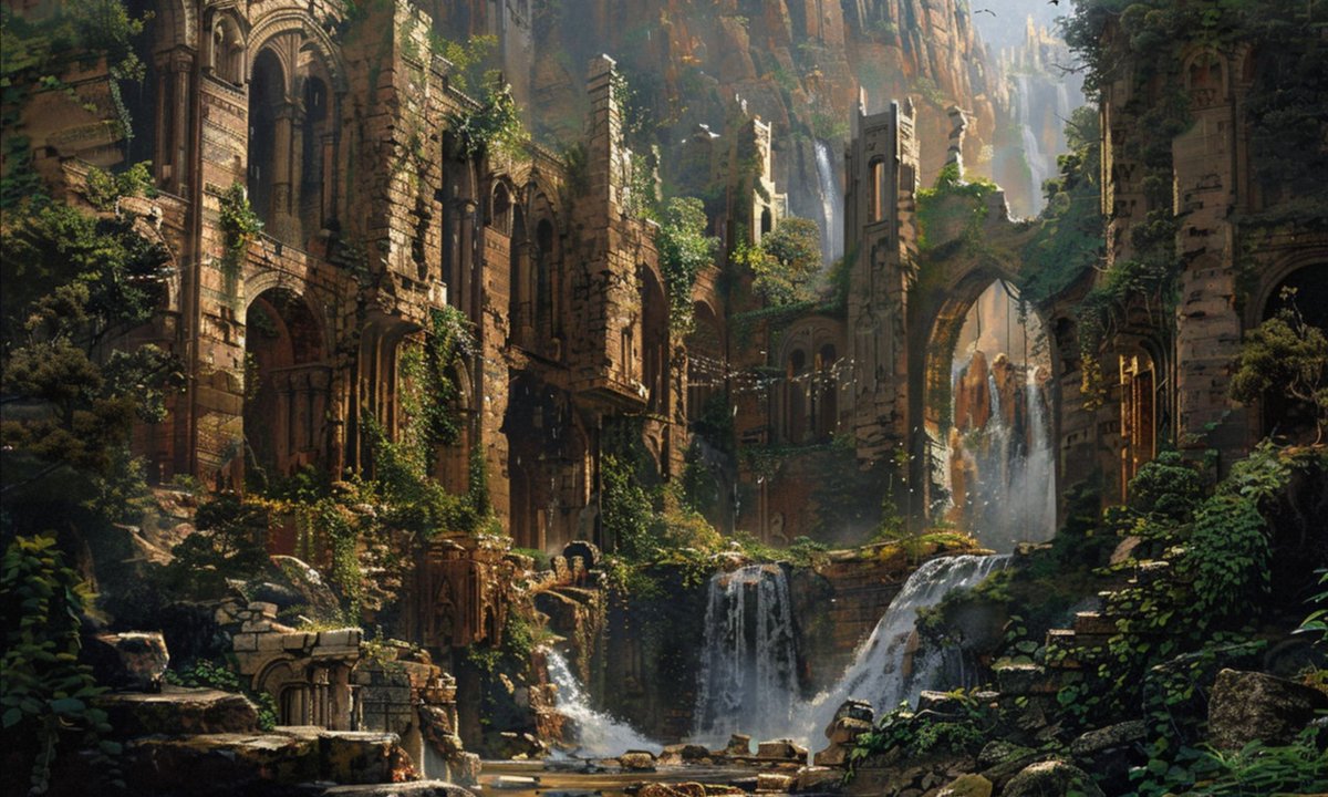 _ohmylore's tweet photo. The Ruins

#ai #aiart #midjourney #midjourneyart #midjourneyV6 #midjourneyartwork #landscape #digitalart #painting #artwork #art https://t.co/Fr14V4DE7m