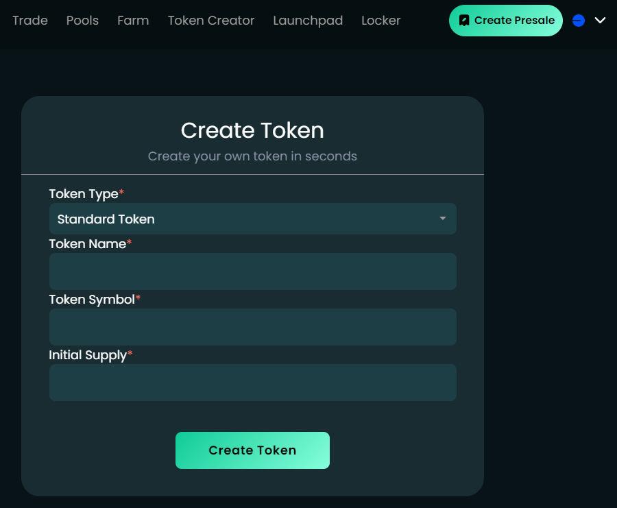 candyswap's tweet photo. Don't forget you're able to create your own token!
#BuildOnBase https://t.co/R3sEm2duax