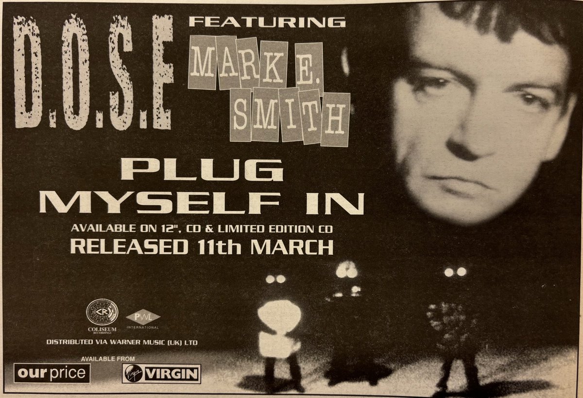 New D.O.S.E. With Mark E Smith! Melody Maker, 16 March 1996. #MelodyMaker 
#MyLifeInTheUKMusicPress #1996