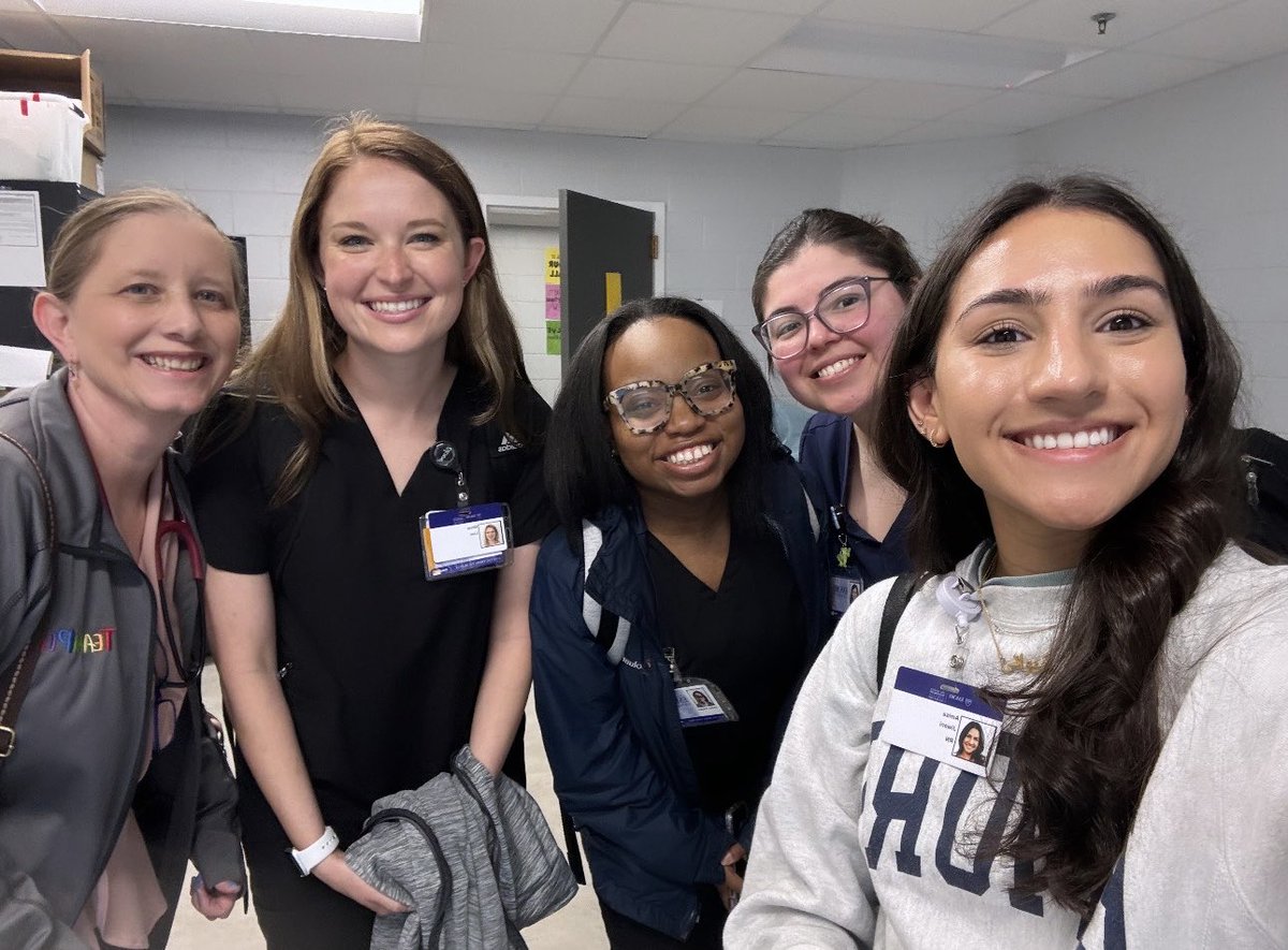 Great day with Emory Pediatric Primary Care Nurse Practitioner students delivering care to 6th and 8th grade students at Fugees Academy in Atlanta.