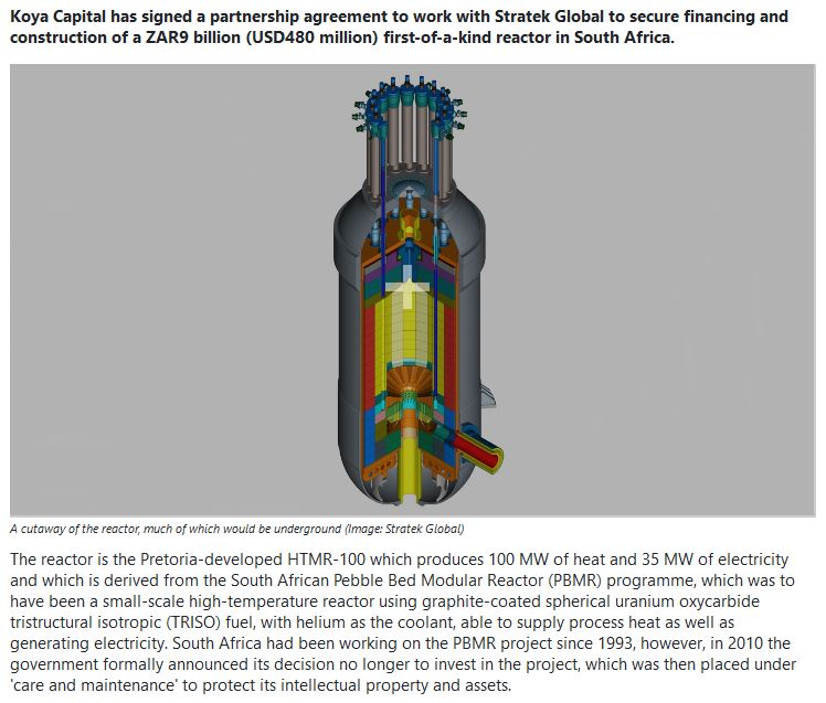 Partnership aims to drive forward HTMR-100 SMR in South Africa
world-nuclear-news.org/Articles/Partn…
#nuclear #uranium #thorium #repeal140A #auspol #AusPol2024