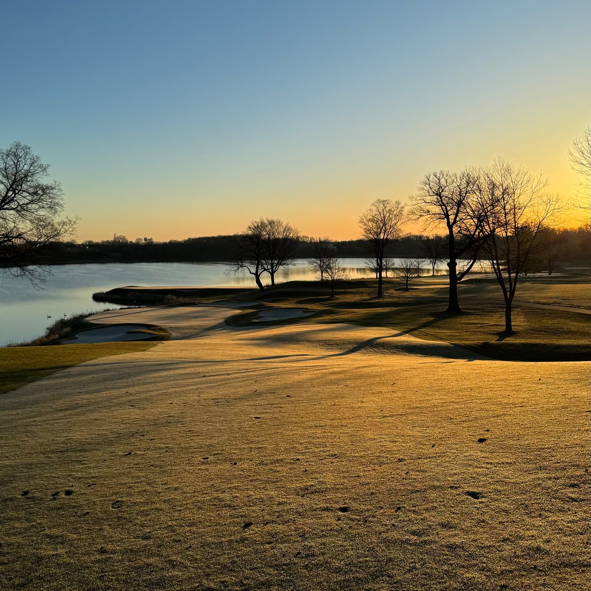 Glad to have mornings like this back. Golf course looks great. We are excited to see members back on the course this weekend. @Hazeltine