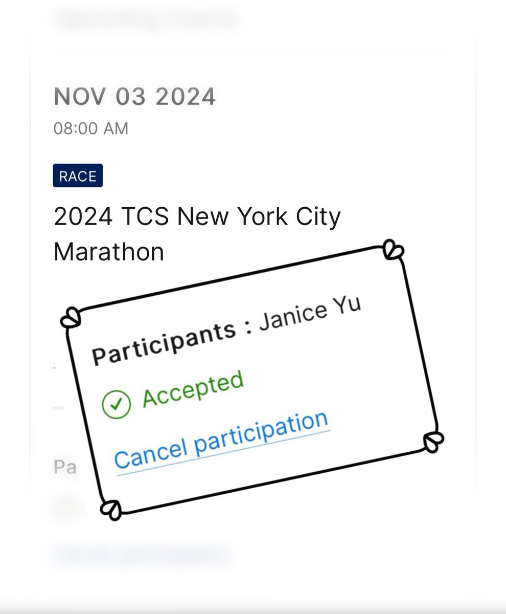 NYC marathon, here I come! 😊 So excited (and nervous) to join 50k+ other runners in November! #nycmarathon