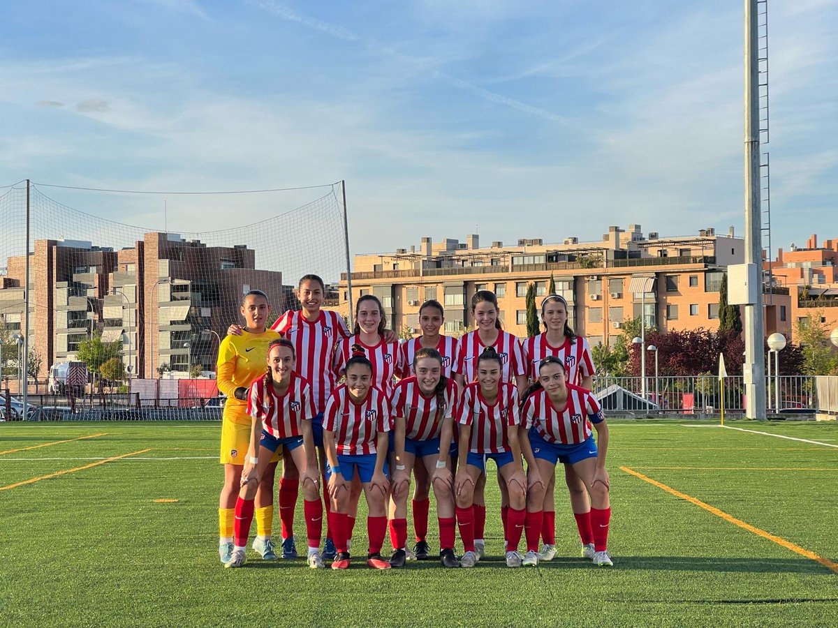 PRIMERA FEMENINO CADETE Olímpico de Madrid A 1-11 Atlético de Madrid Femenino Cadete B ⚽ Sandra (5), Patri (3) María, Caye y Clara