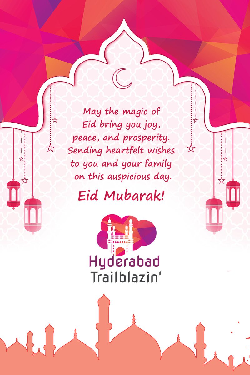 From the City of Nizams, Team #HydTrailblazin wishes everyone a Ramzan filled with reflection, compassion, & growth! This Ramzan, as we reflect on our blessings and strive for prosperity, Let's remember the power of community, which unites and inspires giving back! Eid Mubarak!