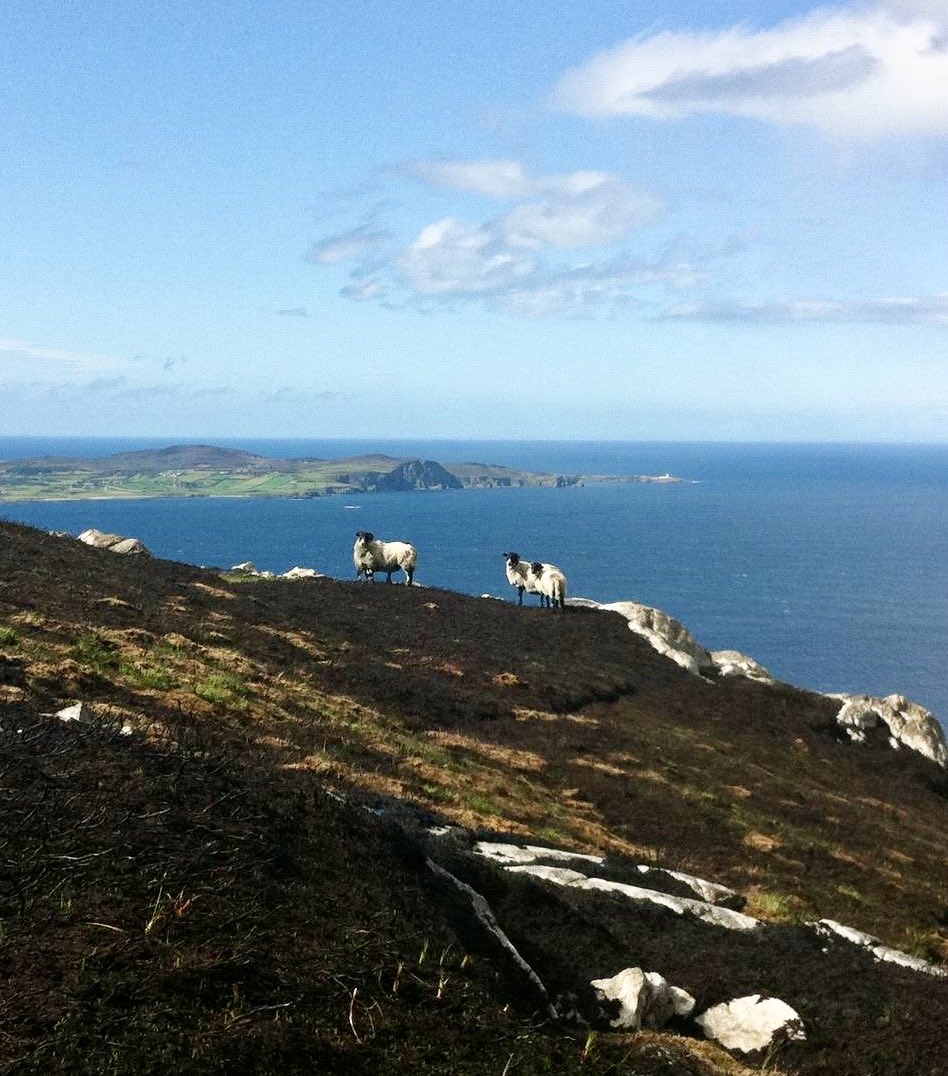 Hill walking Urris. Inishowen Co Donegal #WildAtlanticWay