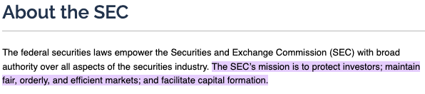 What is more 'fair, orderly and efficient' than markets enabled by DEXs? Anyone can trade and market-make based on the same, hard-coded, predictable rules, with trades recorded in a transparent, immutable ledger. How is fighting a better, more fair and transparent, financial…