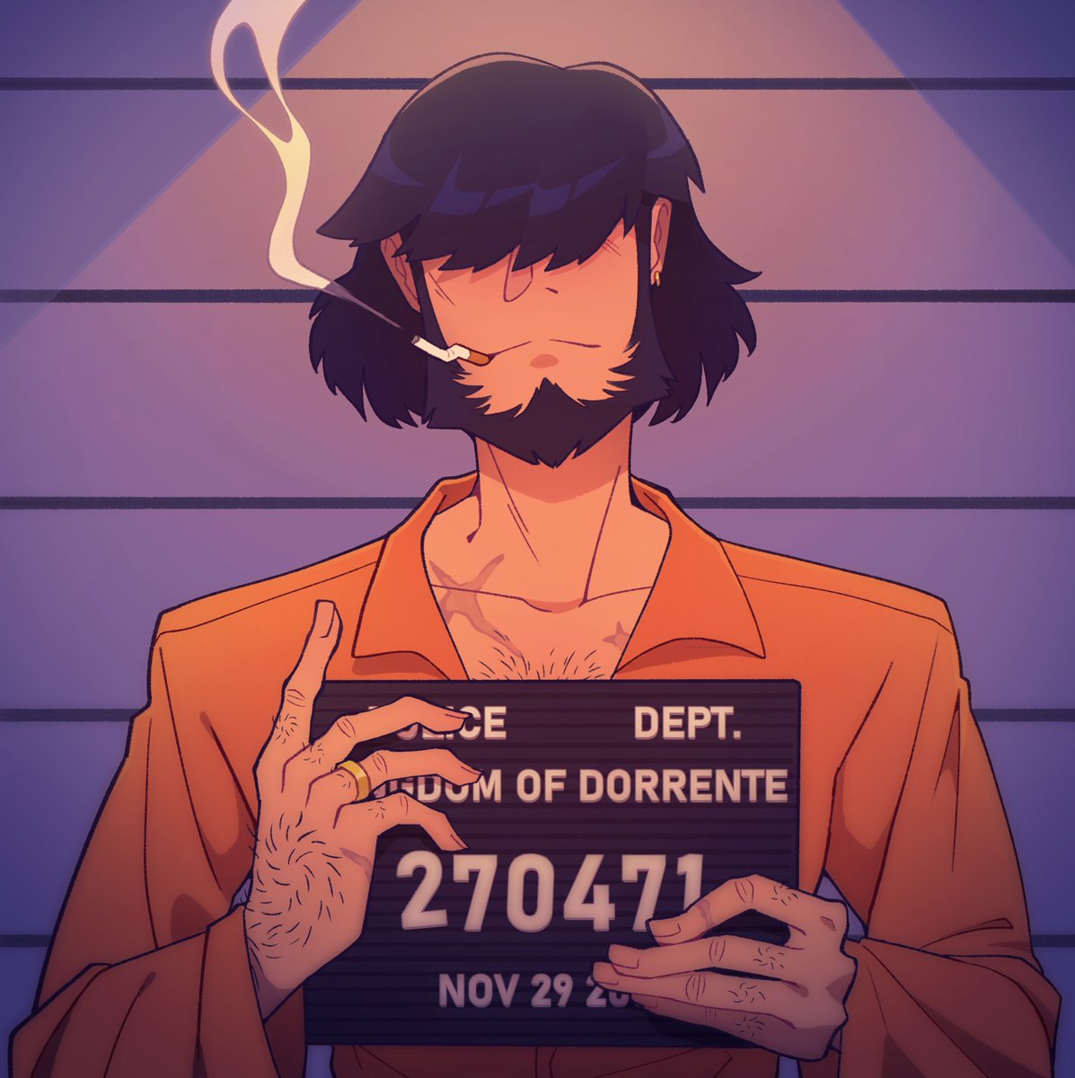 amaringos's tweet photo. jailbird 🐦 #LupinIII https://t.co/kJh7zmTYUx