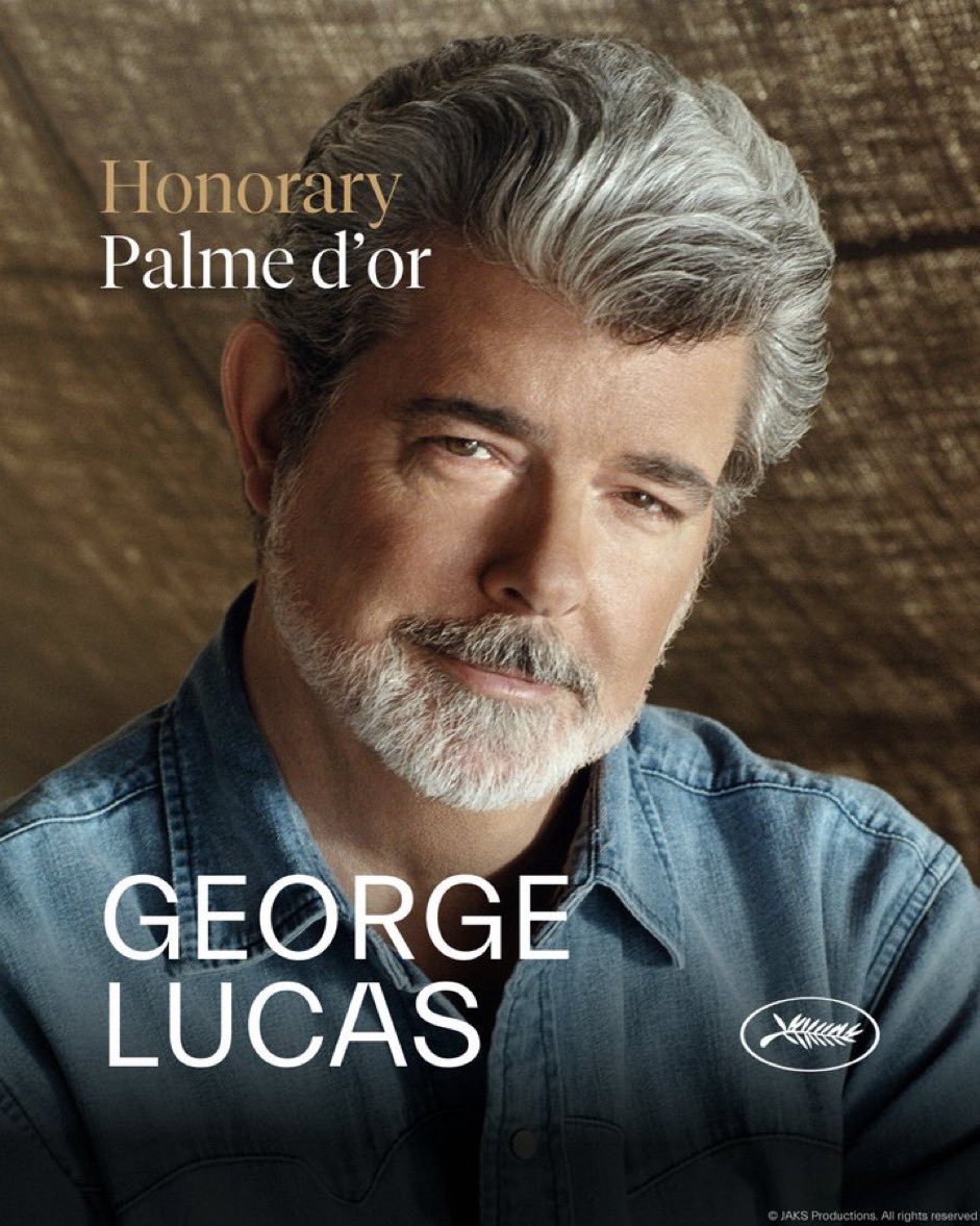 We’re incredibly proud that our founder George Lucas will be receiving the Honorary Palme d’Or at the Festival de Cannes next month. He will be celebrated on Saturday, May 25, at the Closing Ceremony, broadcast live on French TV channel France 2. More info ►