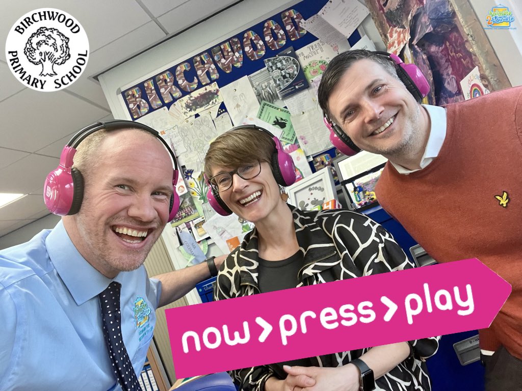 Great to welcome the fantastic @Tillybrooke_ from the wonderful @nowpressplay to my new school @BirchwoodPrim today. Always been such a huge fan of this incredible immersive audio resource and so was great to showcase the whole range of features available within now>press>play to…