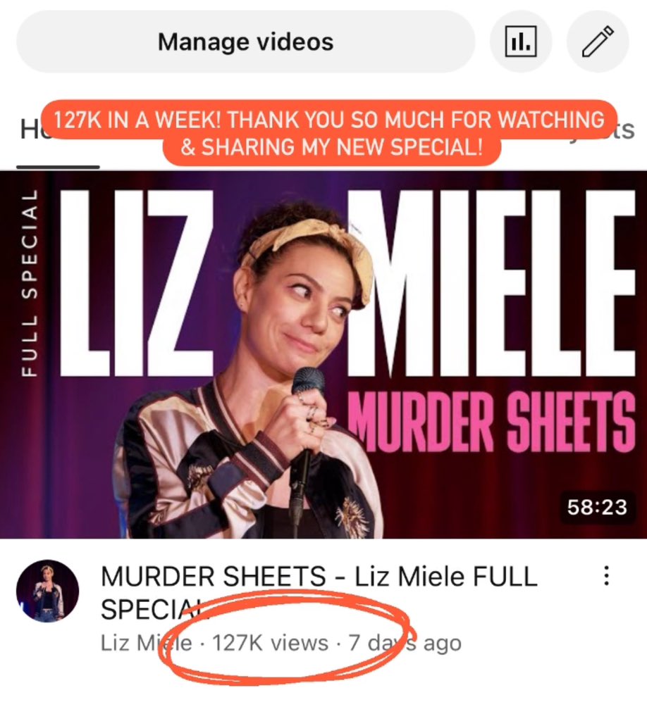 Thank you so much 4 watching and sharing my new special, Murder Sheets! Means so much! Watch on YouTube for free and the best way to support is to share with friends! + if interested you can buy the shirt of the album cover here: shop.lizmiele.com (discount code: catbuttz)