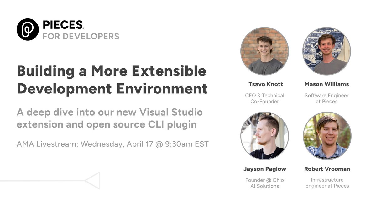 Join us next Wednesday for an AMA livestream showcasing our new Visual Studio extension and open-source CLI agent! 📅 We'll cover the features and benefits of each, and show you how to use them to improve your development workflow🦾 Get notified: youtube.com/watch?v=feg1ao…