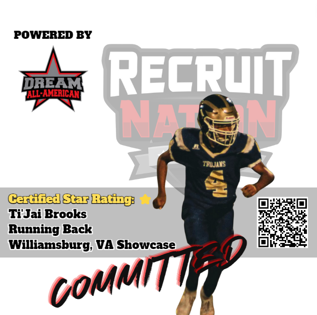 Athlete Spotlight: Ti'Jai Brooks is Set to Shine at the Recruit Nation Williamsburg Showcase thenationalradar.com/post/athlete-s…