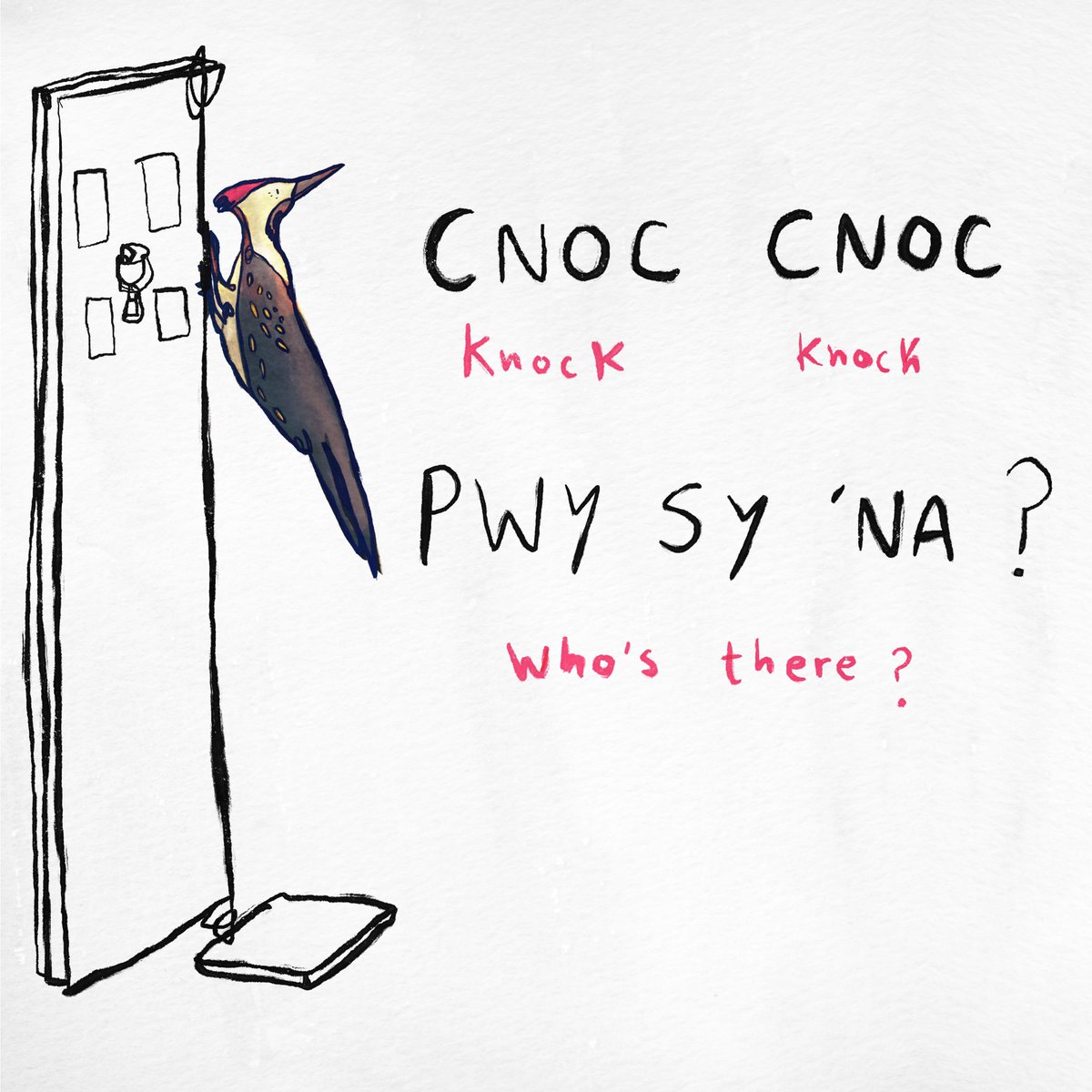 Beth yw’r jôc ‘cnoc cnoc’ orau? What is the ‘knock knock’ joke? #dysgucymraeg