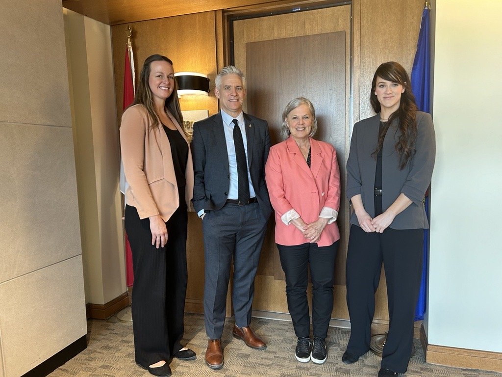 We met with @MikeLakeMP yesterday to discuss the underutilization of #OccupationalTherapy in addressing #mentalhealth issues and the barrier it creates for Canadians trying to access this critical care. #OT365 #cdnpoli