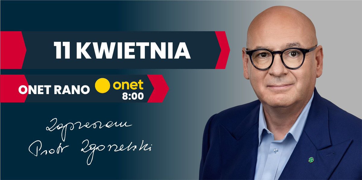 Zapraszam jutro na godzinę 8:00 na poranny program @OnetRano w Onet. @nowePSL #TrzeciaDroga