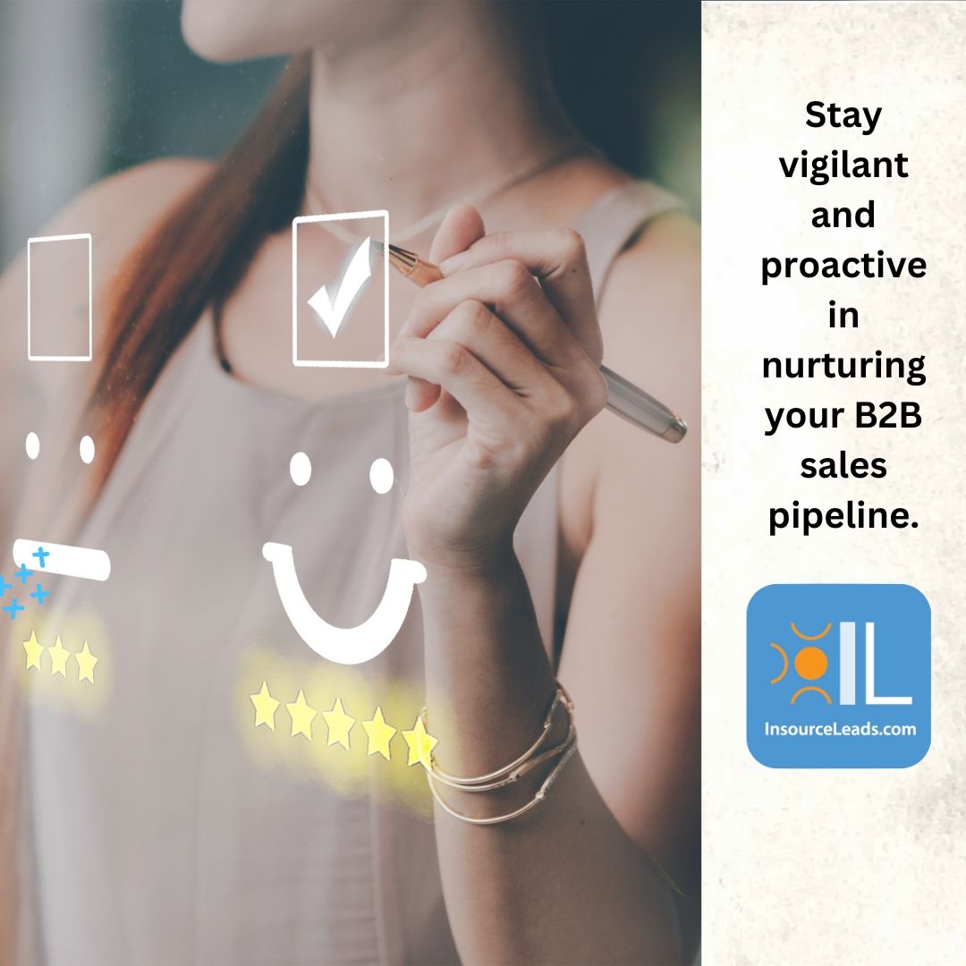 'If you are not taking care of your customer, your competitor will.' – Bob Hooey. Stay vigilant and proactive in nurturing your B2B sales pipeline. #CustomerCare #SalesVigilance #B2BStrategy #B2BLeadGen #SalesStrategy #ApptSetting #OutsourcedSales #SalesGrowth #InsourceLeads