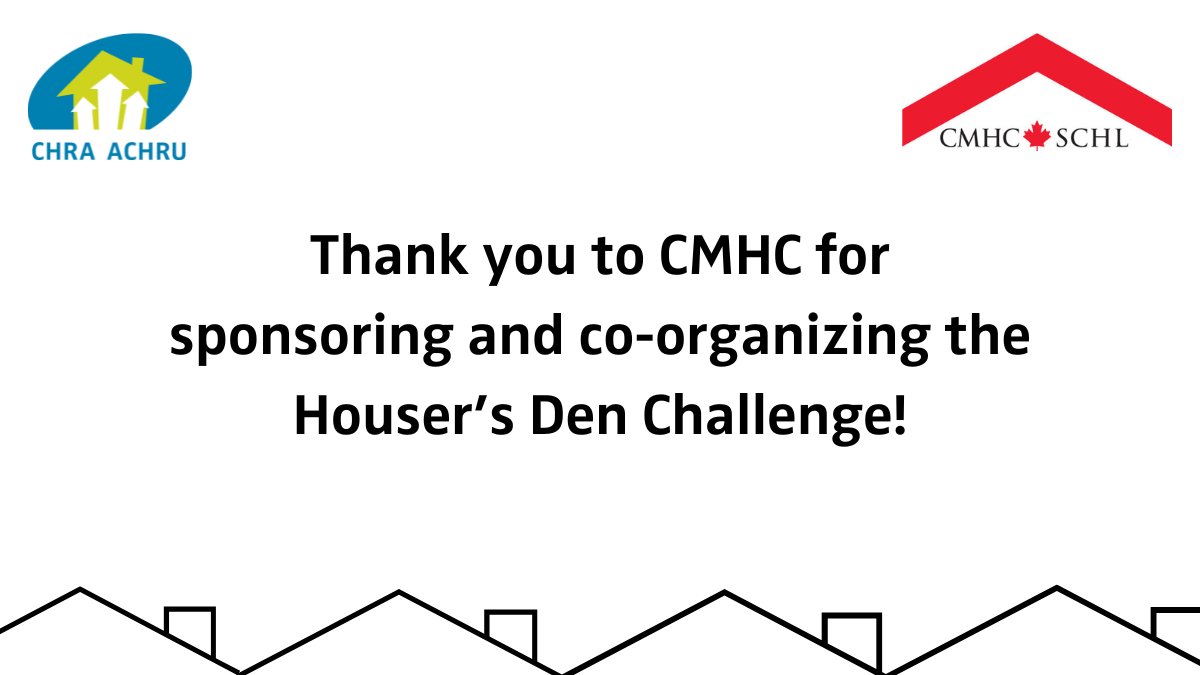 Thank you to @CMHC_ca for sponsoring and helping us organize the Houser's Den Challenge. We had a blast!