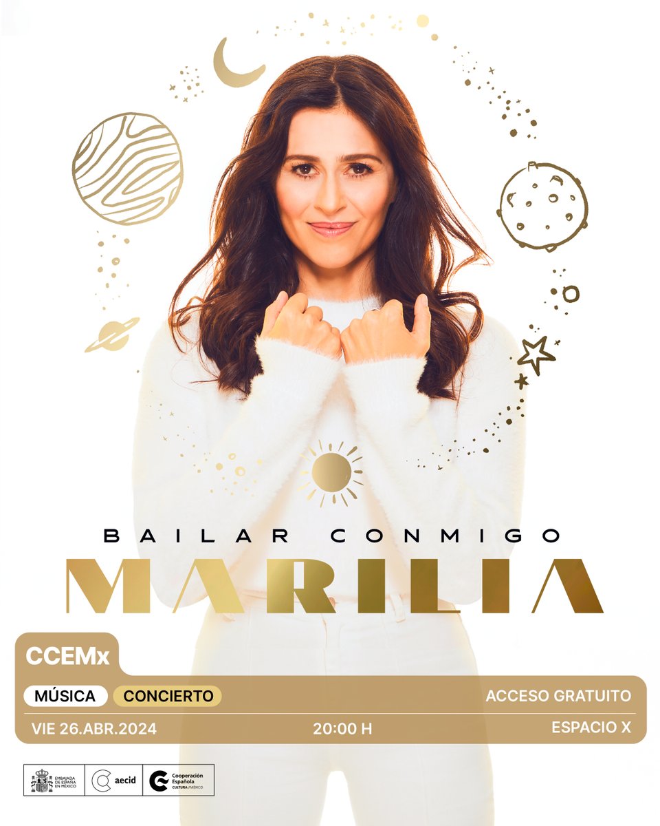 🎵 Marilia regresa a México con su gira “Bailar conmigo”🎤 Con su nuevo disco, @Marilia_Musica retoma sus raíces con un estilo más fresco de folk pop, ritmos alegres y temáticas inspiradoras. 🎶🌟 🎟️¡Entrada libre!