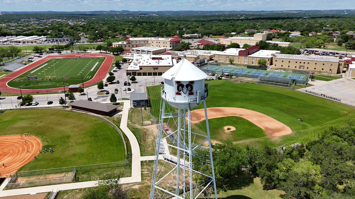 A view from above Ram Country. @JMHS_Rams @NISDMarshallLMS @NISDMarshall