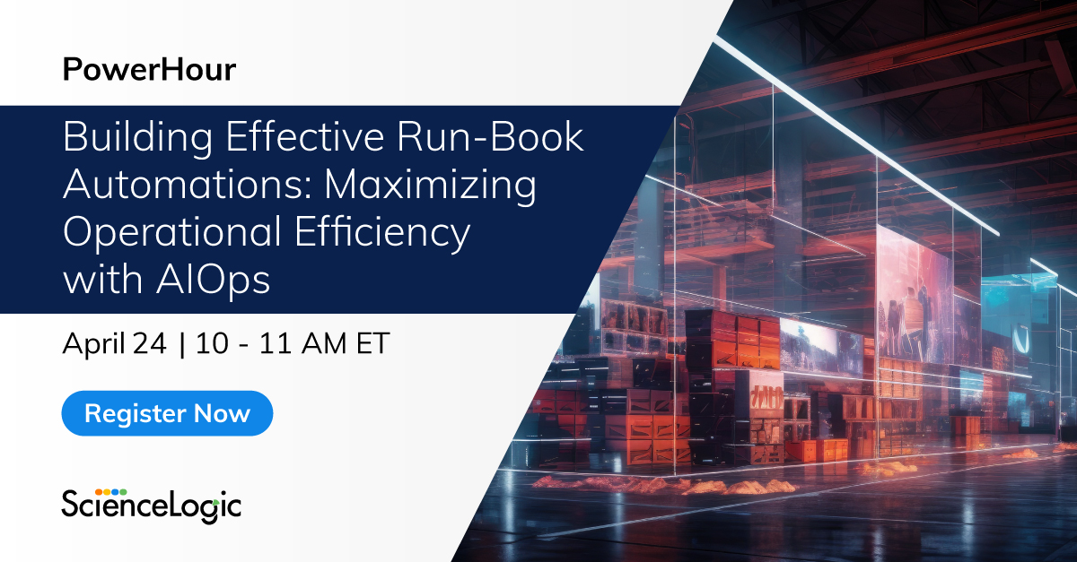 Join us for our next Powerhour on April 24! In this session, you'll learn how to identify critical events for potential alignment with #automation policies to achieve operational efficiency. Click below to register! scilo.co/SpykR5