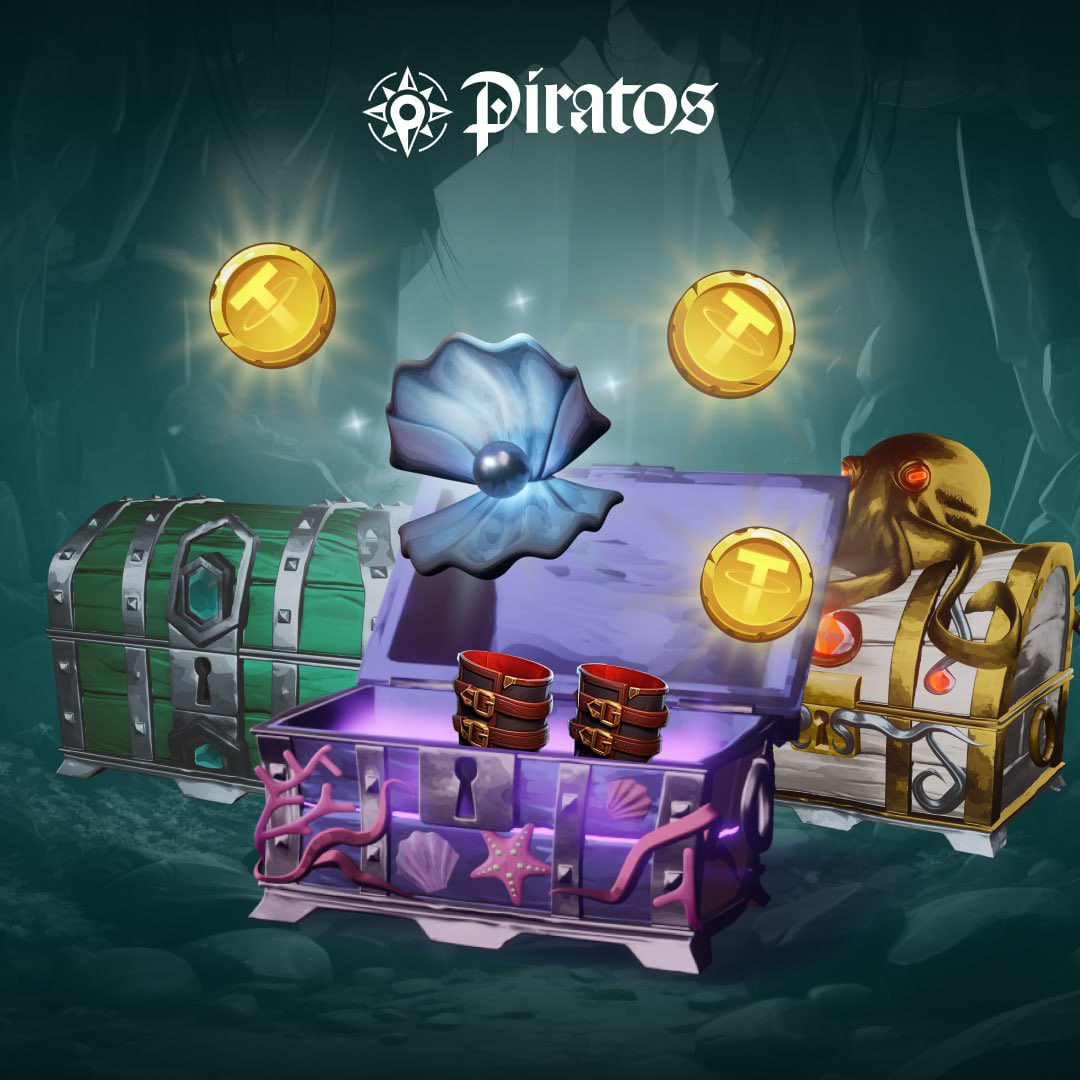 Arr, mateys!🏴‍☠️
🚀After the release of the Piratos Game, in the new uncommon, epic and legendary chests you won't find any copper coins. 

🔥They'll include only unique treasures and rewards. 
Yo-ho-ho!

#mobileapp #NFT #NFTGame #DeFi #GameFi #Crypto #USDT #Reward