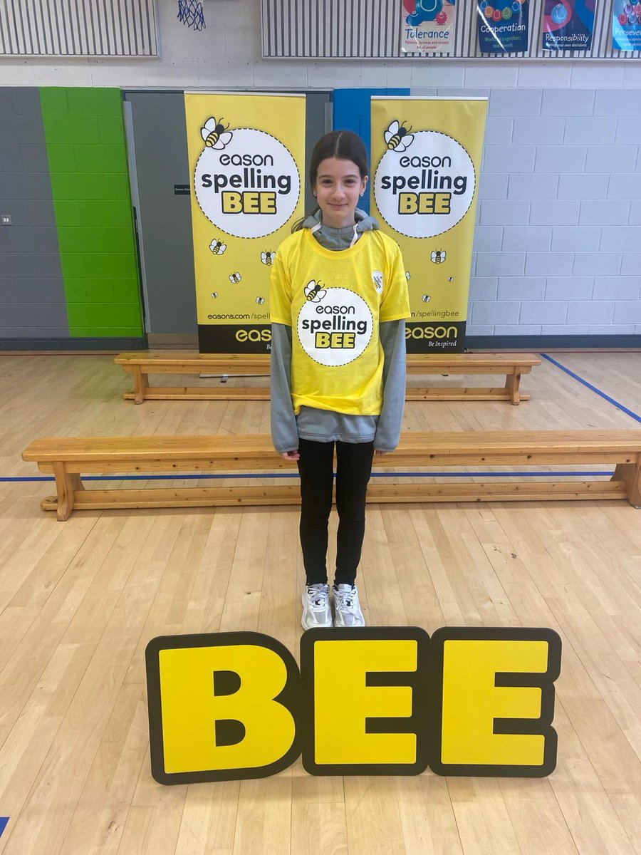 Well done to Alexandra who represented the school in the County Spelling Bee Championships. She did very well and finished 7th. We are very proud of her here in ENS. 👏👏👏