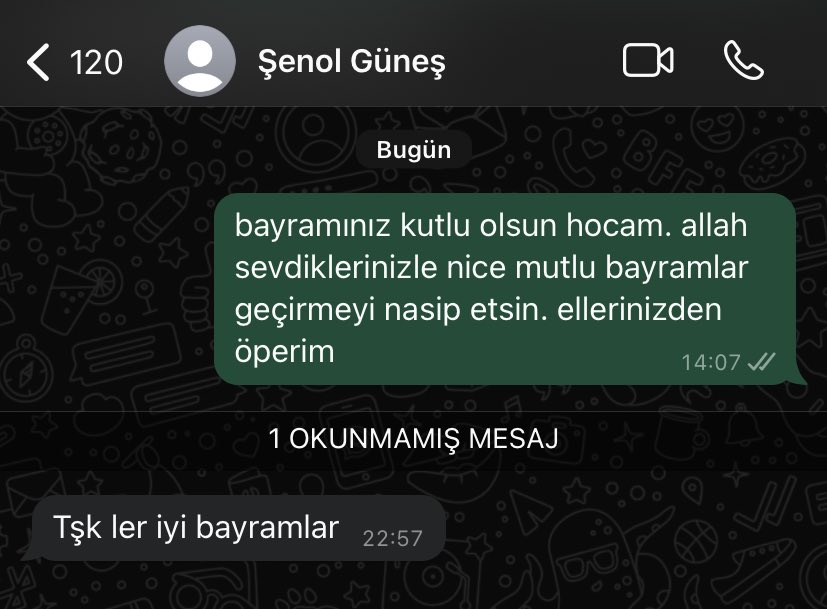 bayram şimdi başladı.